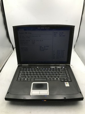 GATEWAY M520 LAPTOP - BOOTS TO BIOS - INTEL CELERON 2530MHZ - NO RAM - READ - BB