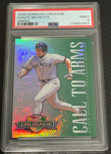 1998 Donruss Crusade Green Dante Bichette /250 PSA MINT 9 (pop:3, higher:2)