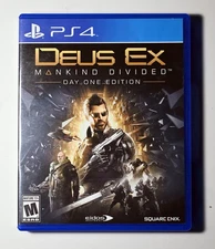 DEUS EX - MANKIND DIVIDED - DAY ONE EDITION - PLAYSTATION PS4 GAME ~ EXCELLENT!