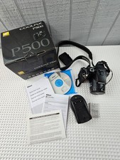 Nikon Coolpix P500 12.1MP 36x Zoom Digital Camera Works Great w/Accessories