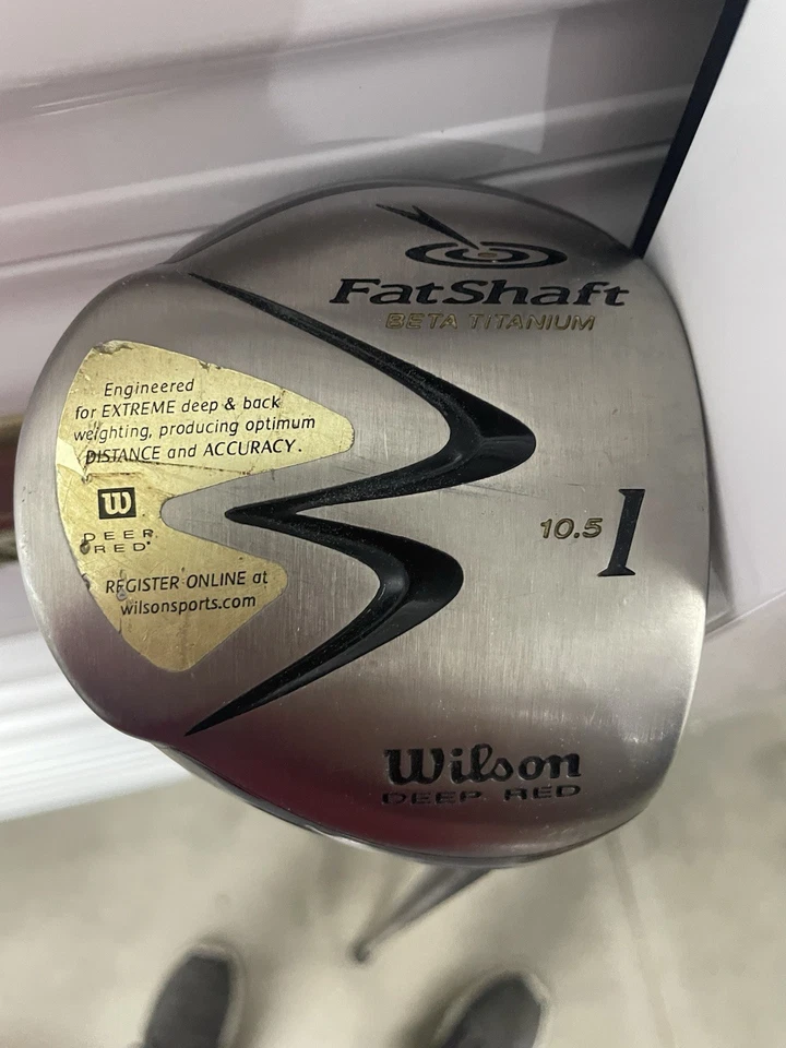Wilson Beta Titanium Deep Red Fat Shaft Driver Grafalloy Pro Lite Regular 365cc - Image 2 of 4