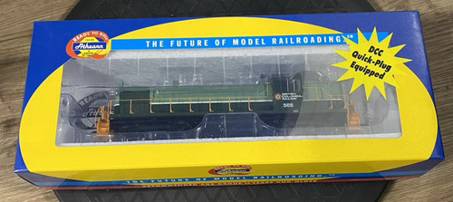 Locomotora Athearn 94086 Ho Brittish Columbia RS3 566 DCC equipada con enchufe | Condition: Used