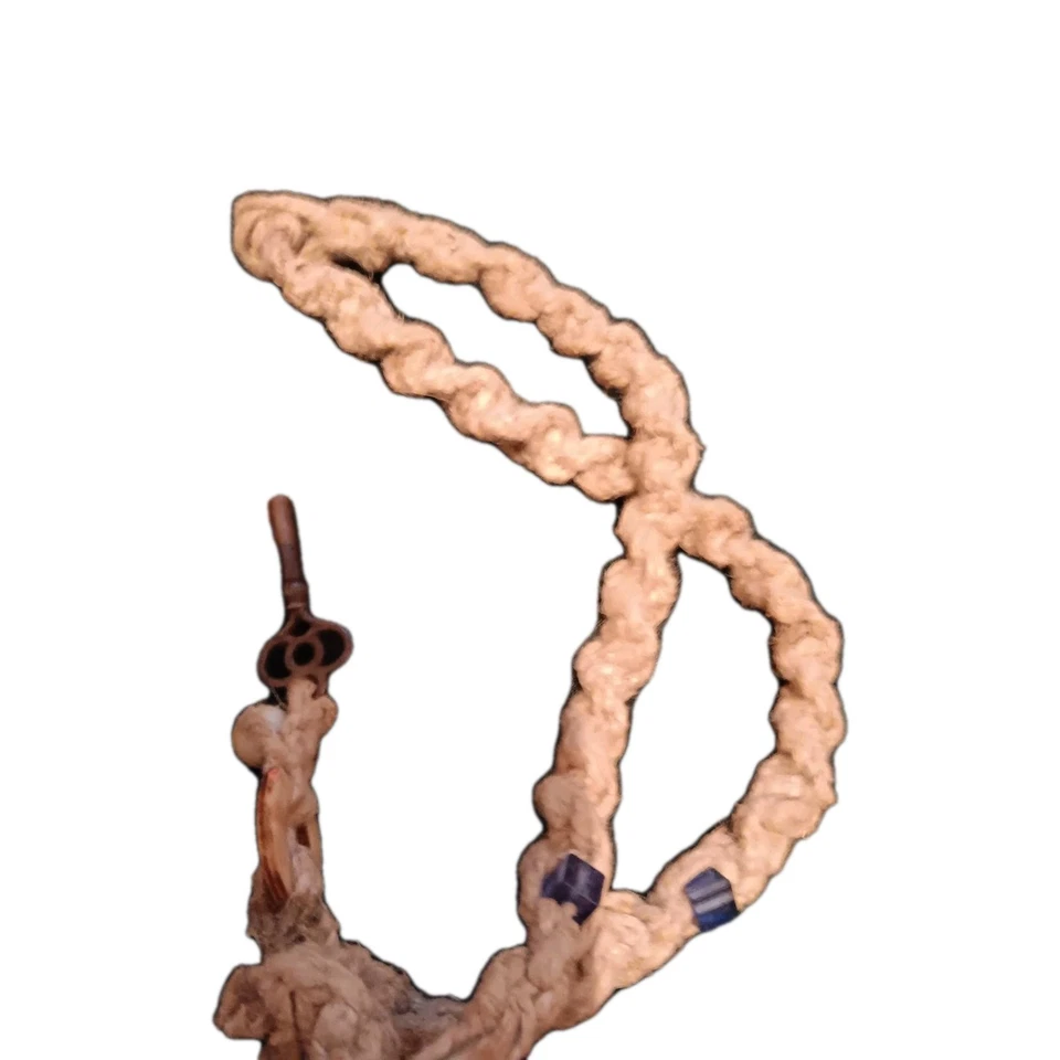 Collar de cáñamo llave esqueleto diosa Hécate collar llave Hécate Foto 4 de 4