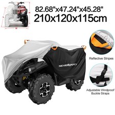 ATV Cover Waterproof Heavy Duty Ripstop Material Protects from Snow Rain Sun UV