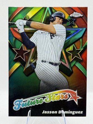 2025 Topps Chrome Jasson Dominguez Future Stars #FS-10 New York Yankees