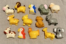 Bath Toys Animal Set Of 14 Plastic Squeeze Baby Toddler