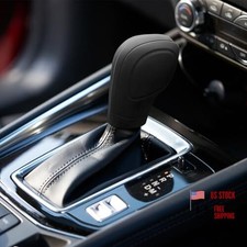 Car Gear Shift Knob Cover, Car Shifter Cover, Anti-Slip Auto Knob Gear Black