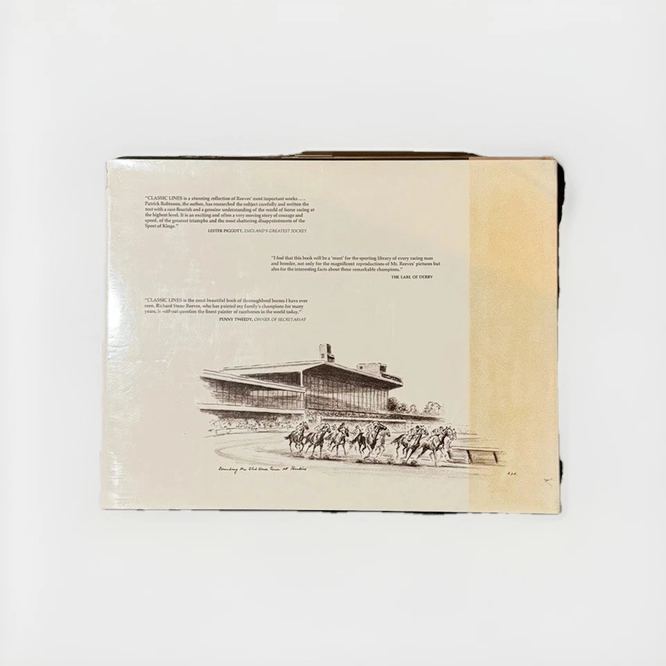 Classic Lines by Richard Stone Reeves 1975 Signed Limited Edition Thoroughbreds - Image 2 of 4