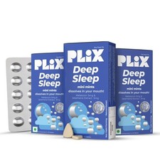 3X PLIX Deep Sleep Oral Dissolving Mini 30 Mints Supporting Restful Sleep Tablet