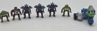 Vintage 90s Teenage Mutant Ninja Turtles TMNT Mini Mutants LOT of 7 Leo,Bebop +