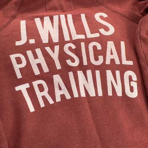 Jack Wills Hoodie Red Marl Men’s Size Small Back Print VGC JW Physical Training - Picture 4 of 7