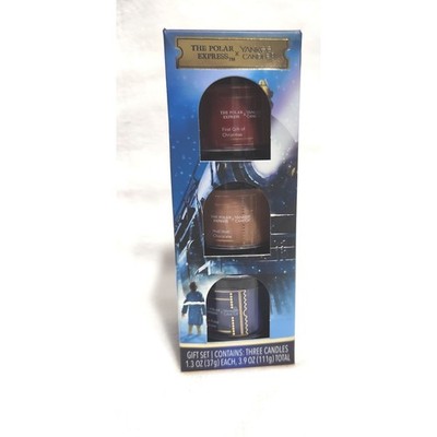 Yankee Candle The Polar Express Gift Set 3.9oz Multicolor New Holiday 3-Pack
