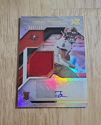 2021 XR JAELON DARDEN Jersey Autograph /199 RPA #RSA-JDA Rookie Auto Tampa Bay