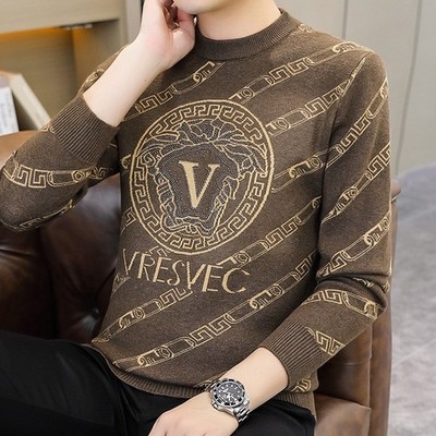 Original Versace Mainline Medusa Mosaik Sweatshirt Baroque Greca -M
