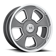 20x9.5 Us Mags U125 Boulevard Gunmetal Wheel 5x4.55x4.75 1mm