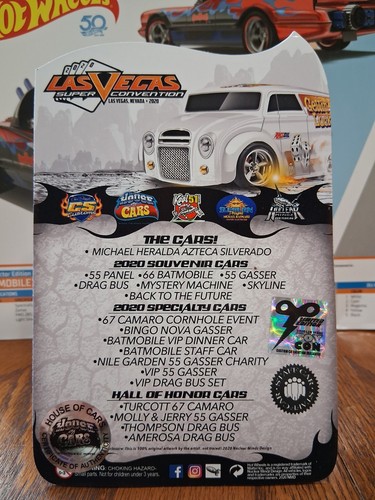 Hotwheels Las Vegas 2020 Super Convention Dairy Delivery #11/20 STAFF CAR - Picture 4 of 8