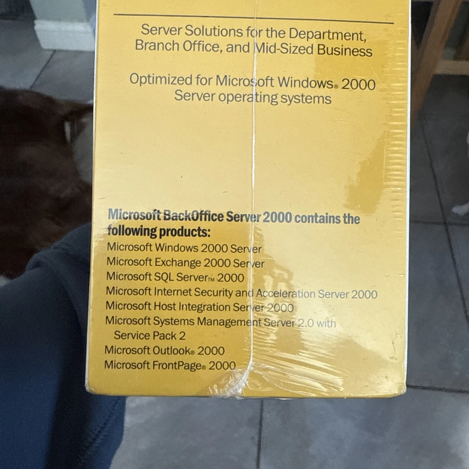 BRAND NEW Microsoft BackOffice Server 2000 w/5 client access licenses - SEALED - Image 3 of 4