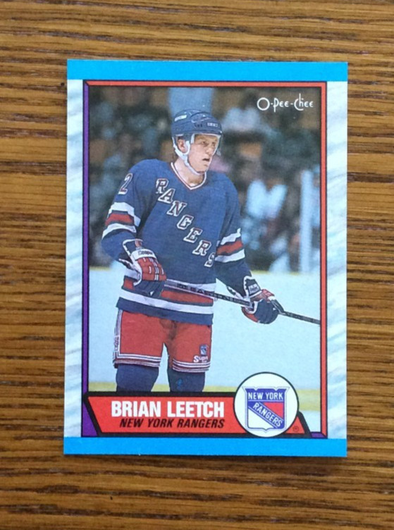 Brian Leetch 1989-90 O Pee Chee #136 RC Rangers
