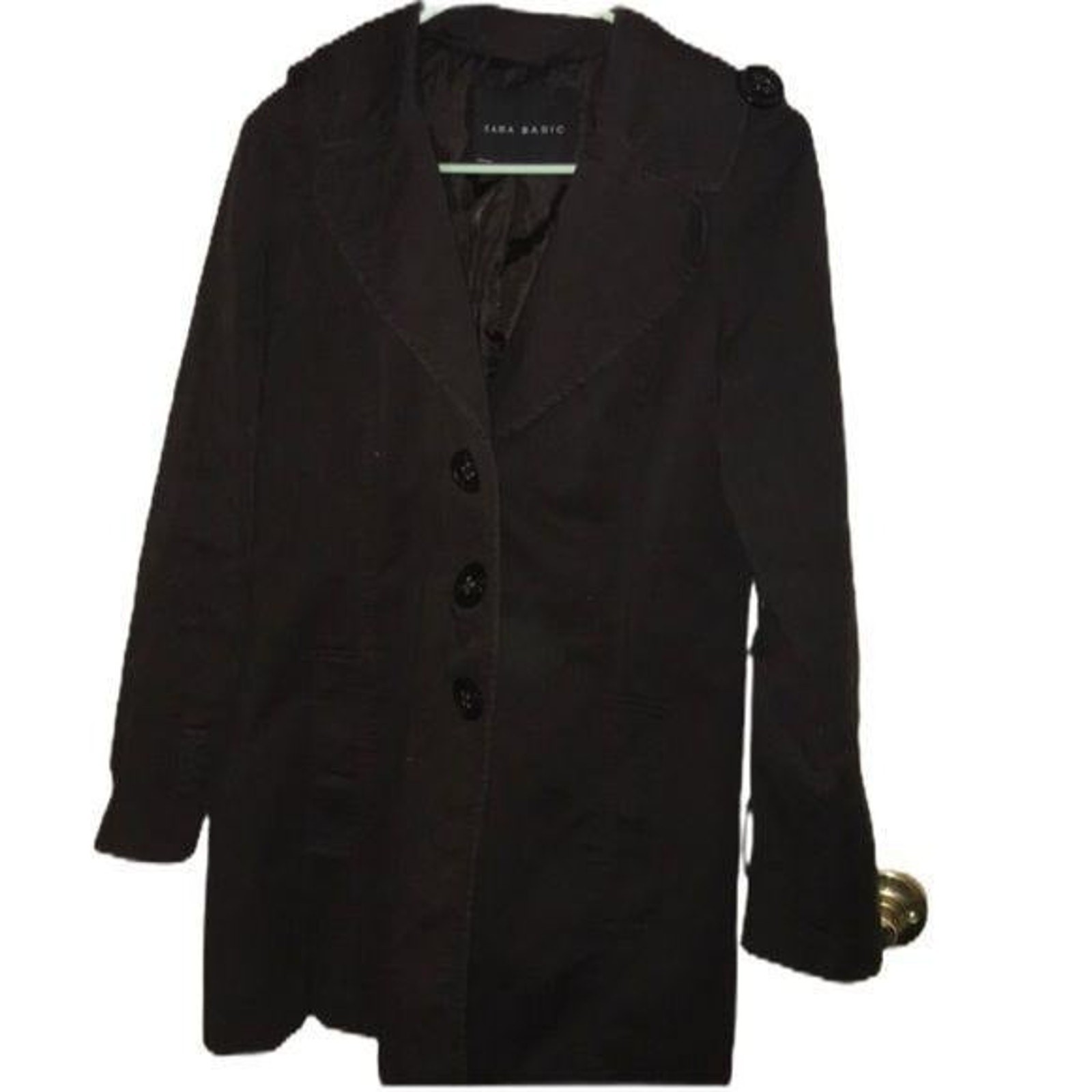 Zara Basic Dark purple lightweight jacket Medium - image 1