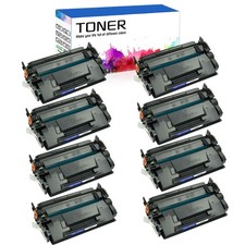 8 Pack - CF287A 87A Toner for HP LaserJet Pro MFP M527z M527c / M501dn M501n