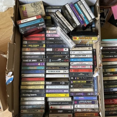 Music cassettes tapes, 1980's 1990's choose drop down Electronic artists List 1