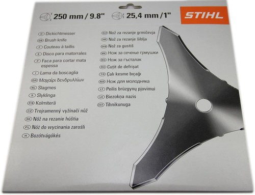 Stihl Dickichtmesser für Motorsense Freischneider (3 Flügeln) 250-3 41127134100 - Bild 6 von 6