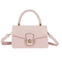 Gallantry, Damentasche Mit G-Metallschloss Und Abnehmbarer Schulterriemen, Rosa