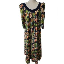 Bete Floral Long Muumuu - Size 4