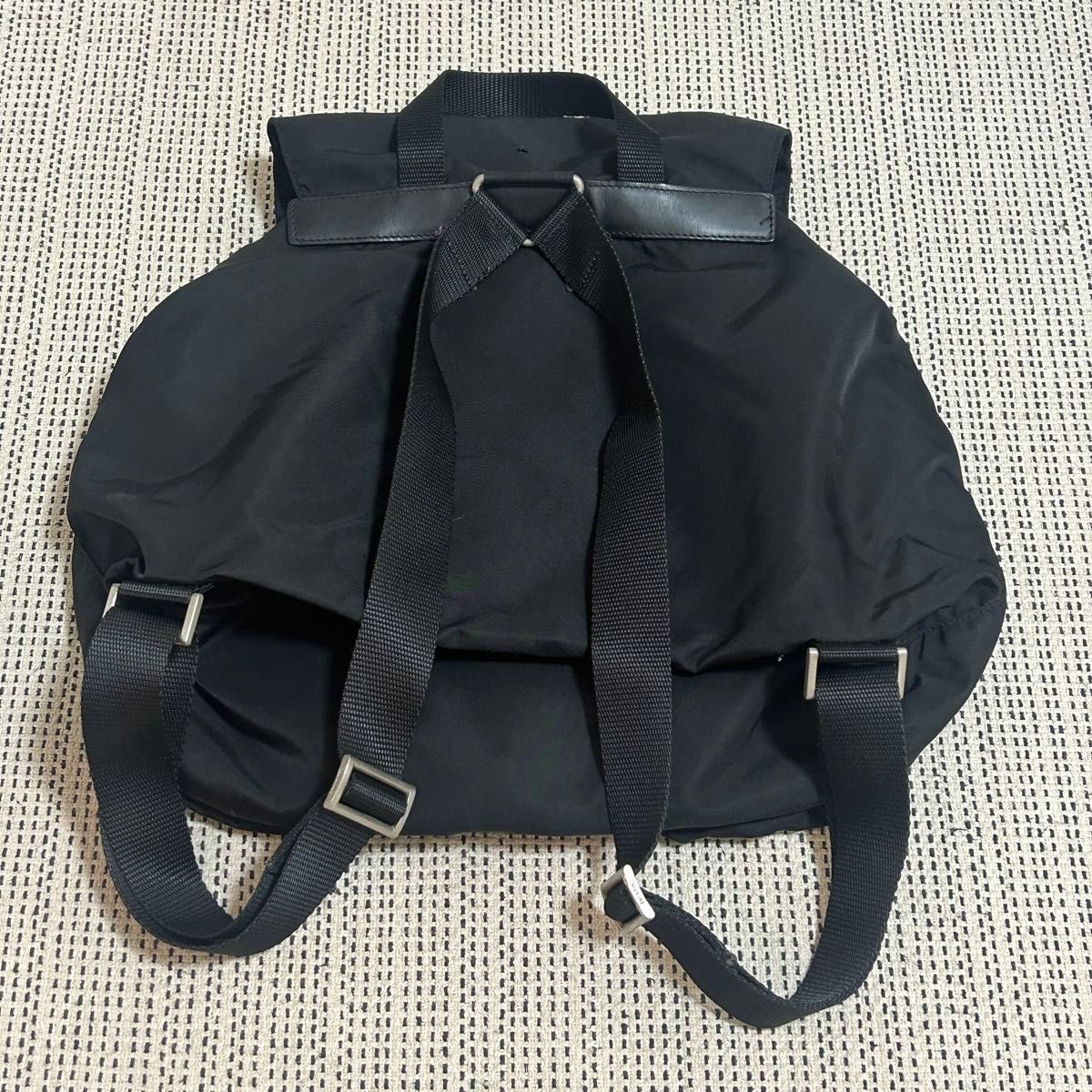 PRADA nylon backpack triangular logo from japan - image 5