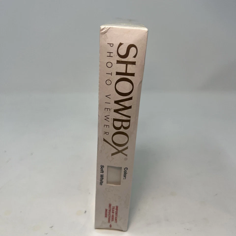 Visor de fotos Showbox de colección blanco 3 en 1 como se ve en TV tiene capacidad para 40 fotos de 3,5x5 selladas Foto 2 de 4