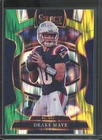 2025 Panini Select DRAKE MAYE #80 Concourse Green Yellow Shock SP Patriots