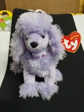 Ty Beanie Baby - DEMURE - Purple Poodle - Mint With Tag Vintage 2003 Collectible