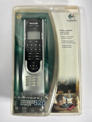 NEW Logitech Harmony 520 Advanced Universal TV Remote Control LCD * Sealed