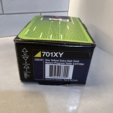 Lexmark 70C1XY0 701XY High Yield Toner Cartridge Yellow