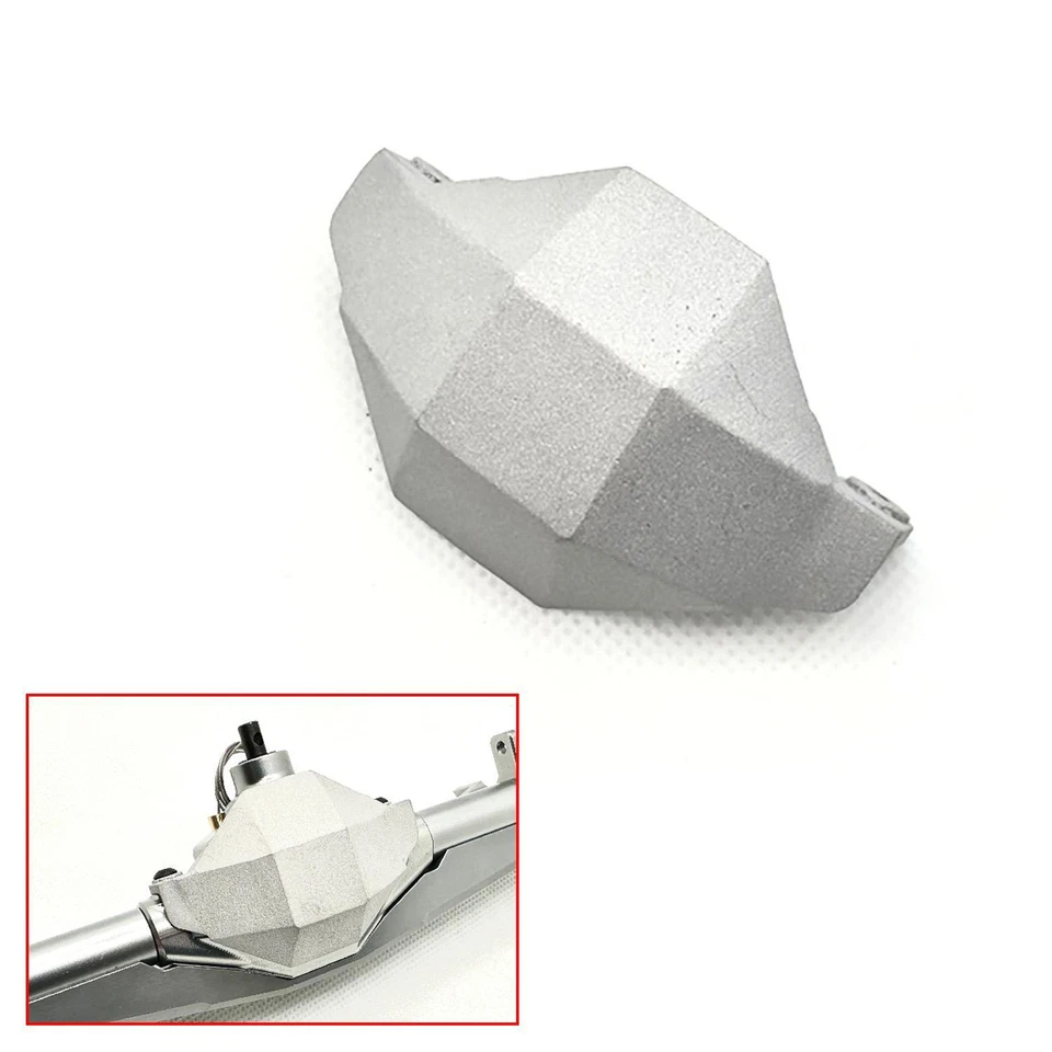 Metal Rear Axle Cover for 1/8 CAPO RC Crawler Car U4 CD1582X Off-road Vehicles - Image 2 of 4