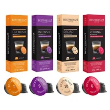 Coffee Capsules Compatible With Starbucks Verismo, Caffitaly, Cbtl,