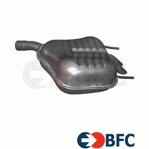 SAAB 9-3 LIMOON, CABRIO, SOMMER 1.9 D 120-150HP 2004-2012 Auspuff Schalldämpfer hinten - Bild 1 von 1