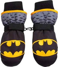 DC Comics Batman Winter Insulated Snow Ski Gloves or Mittens Boys Ages 2-7
