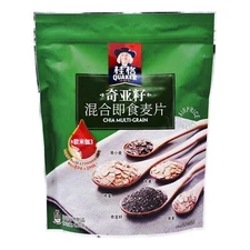 QUAKER Chia Multi-Grain 420g Mixed Instant Oatmeal – High in Fiber & Vitamins B