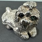 Vtg Signed 925 Sterling Silver Shih Tzu Pill Trinket Box #161 Of 300