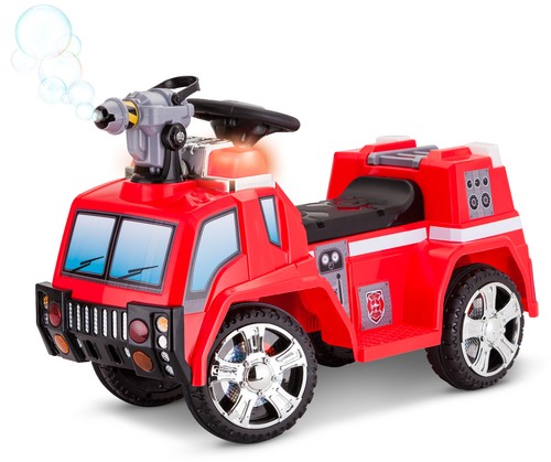 6V-Fire-Rescue-Fire-Engine-Battery-Powered-Ride-On-Toddler-Quad-Red