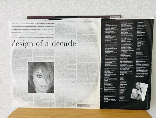 Janet Jackson / Design Of A Decade Vinyl A&M Records 2LP 1996 That's The Way - Picture 6 of 10