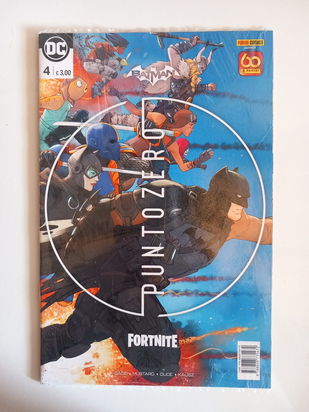 BATMAN FORTNITE PUNTO ZERO 4  IMBALLATO con CODICE! - Panini