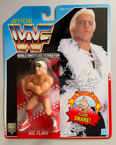 WWF Hasbro Ric Flair Wrestling Figure WWE Vintage...