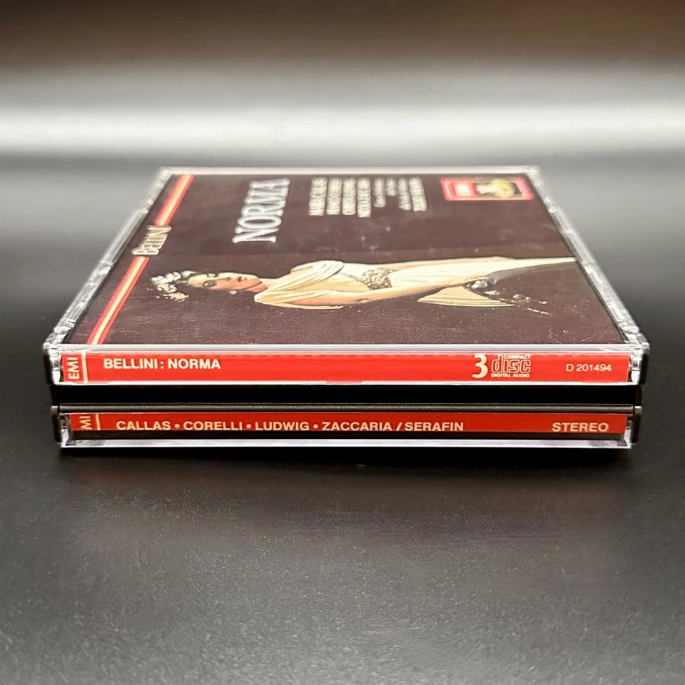 Bellini NORMA Serafin Callas Corelli Ludwig [EMI/BMG 3 CD Box Set] NEAR MINT - Image 3 of 3