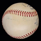 Only Known Frank Foreman Single Signed Baseball 1884-1902 D. 1957 JSA #BB11993