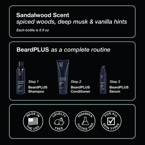 Juego de Champú y Acondicionador ZEUS BeadPLUS Voluminoso Hidratante Hecho en EE. UU. - Imagen 6 de 6