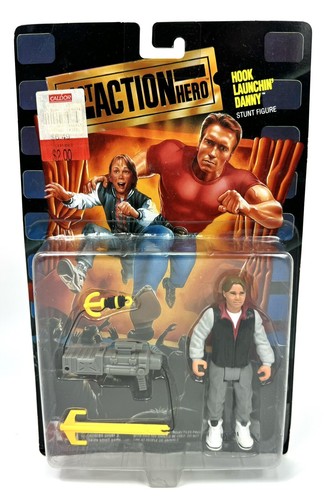 Vintage 1993 Last Action Hero Action Figure Hook Launchin Danny Mattel Toys New - 第 1/3 張圖片