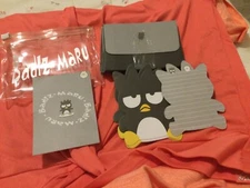 Vintage Sanrio Badtz Maru ID Note  Card Holder Wallet