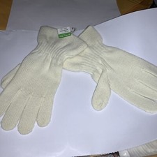 Vintage Van Raalte Knit Gloves Winter White Women's 9" Long - ONE SIZE Fits All